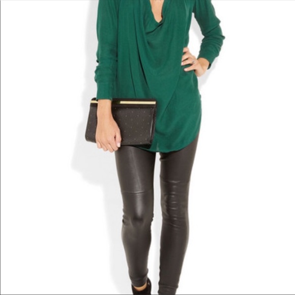 Haute Hippie Drape Neck Blouse - Picture 2 of 2